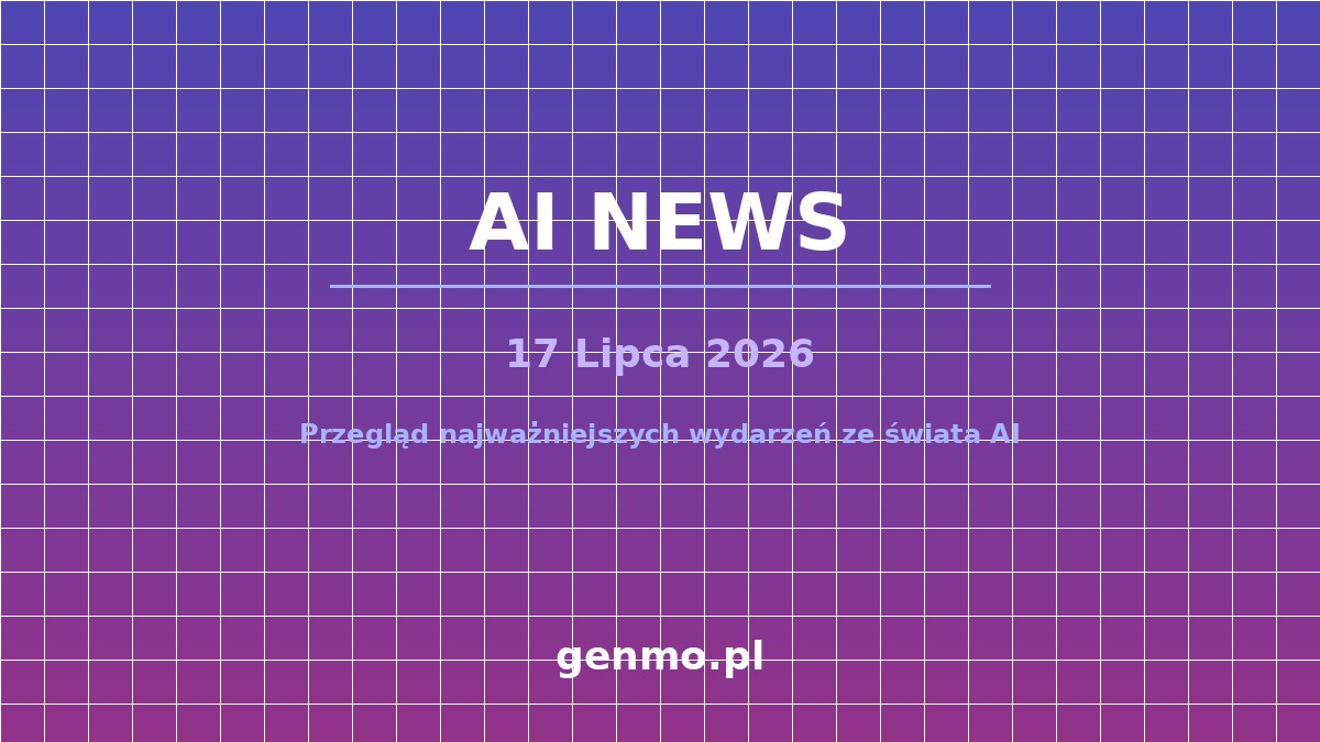🔥 Przegląd AI — 17 Lipca 2026