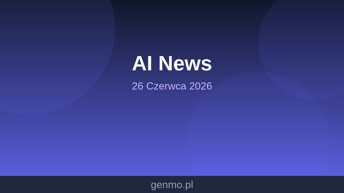 AI News – przegląd wydarzeń ze świata sztucznej inteligencji