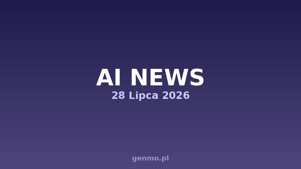 🔥 Przegląd AI - 28 Lipca 2026