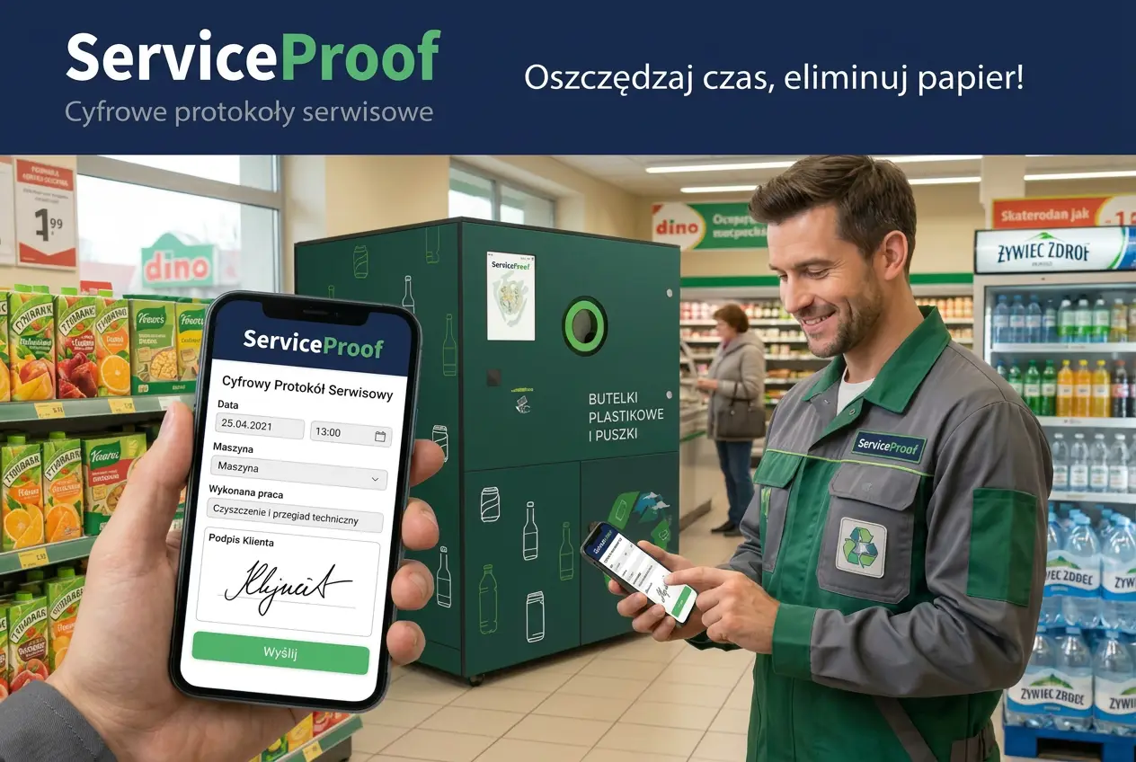 ServiceProof – Cyfrowe protokoły serwisowe, które działają offline i w chmurze